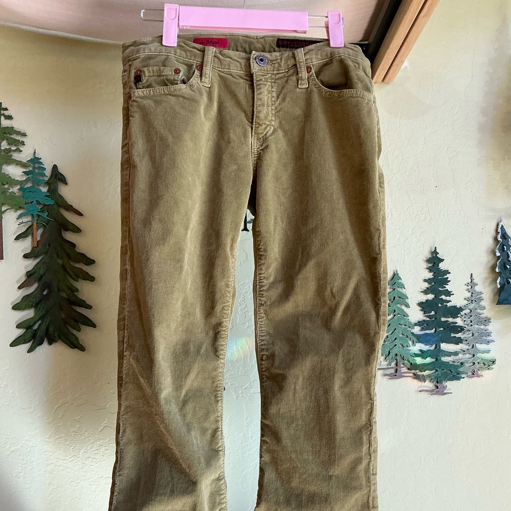 ***sold*** green AG corduroys